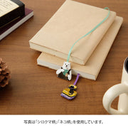 Midori Embroidery Bookmark Clip Cat