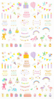 Midori Stickers - Anniversaries and Birthdays