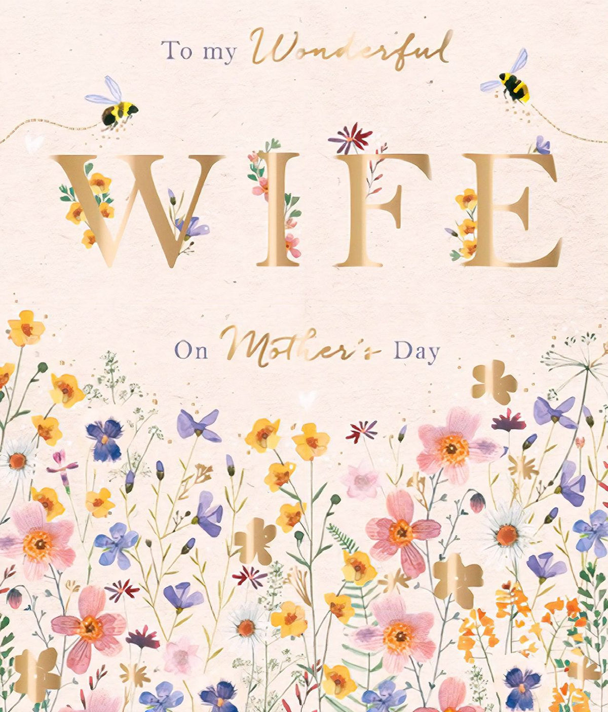 Mother's Day Greeting Card Wonderful Wife