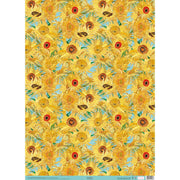 Van Gogh Sunflowers Flat Wrap
