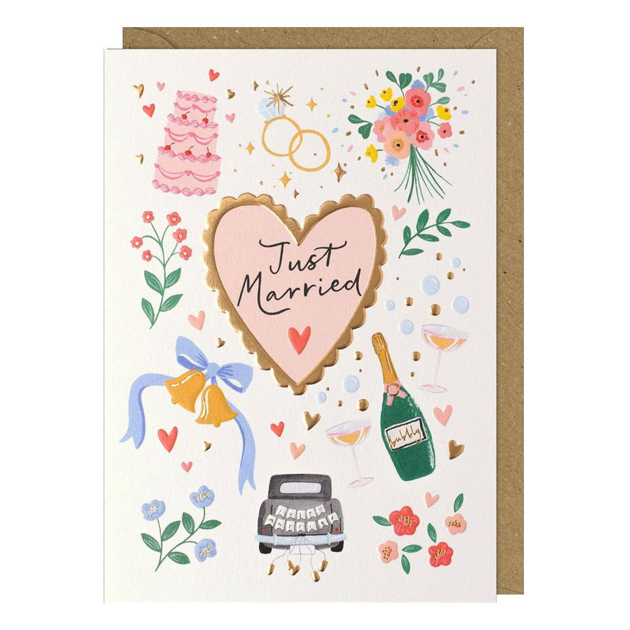 Momento Wedding Icons Greeting Card