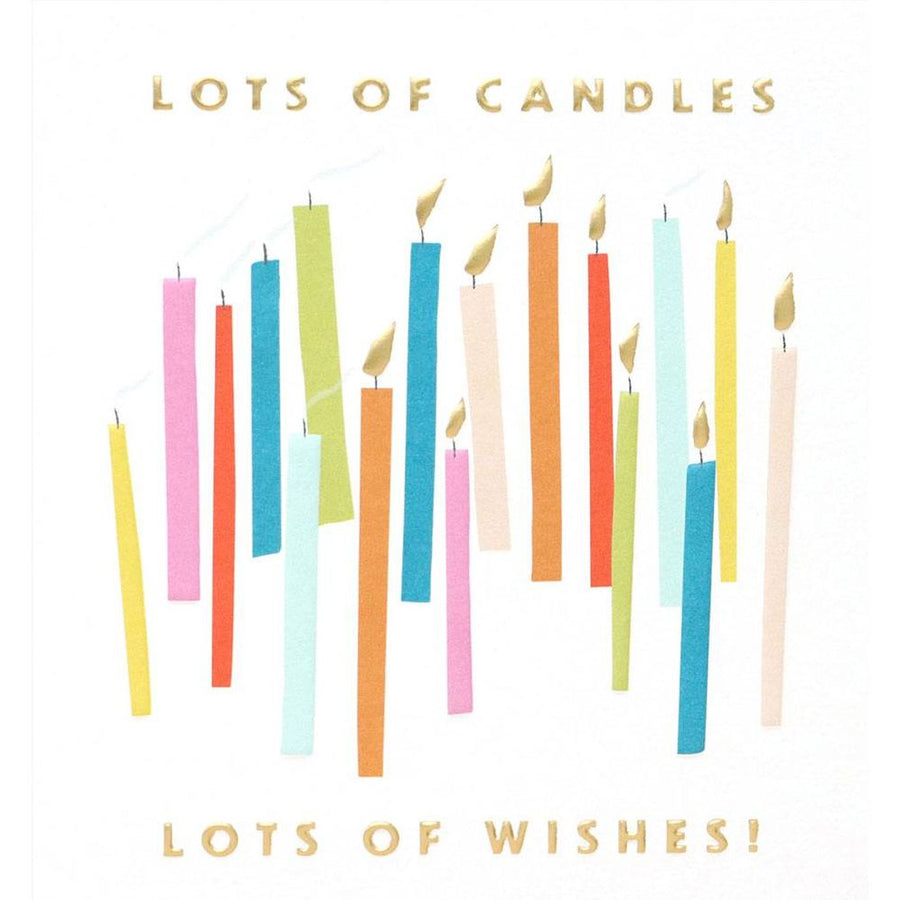 Lots Of Candles Birthday Card