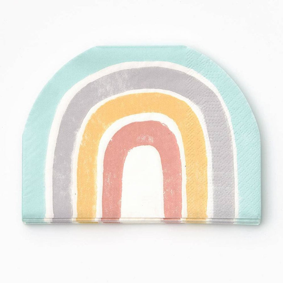 Oh Baby Rainbow Die-Cut Napkins