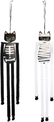 Coco & Clyde Cats Honeycomb Door Hang Set of 2