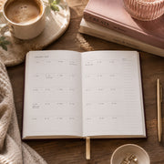 2027 Weekly Planner - Espresso & Blue