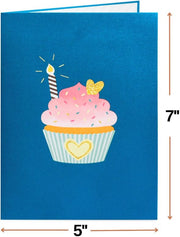 Paper Love Birthday Cupcake Pop Up Card