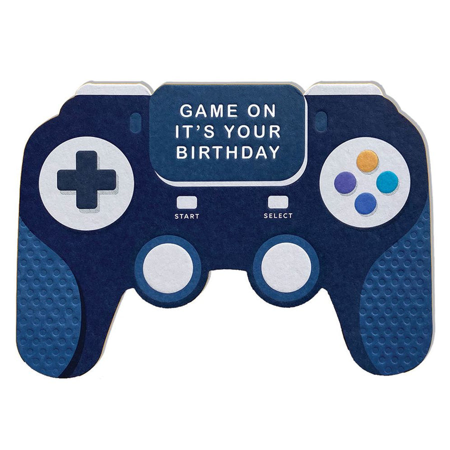 Gaming Controller Birthday Card