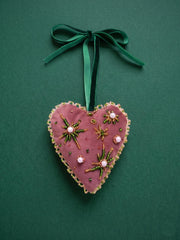 MakeBox & Co The Velvet Heart Ornament