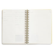 Fruits B5 Spiral Guided Recipe Journal Yellow