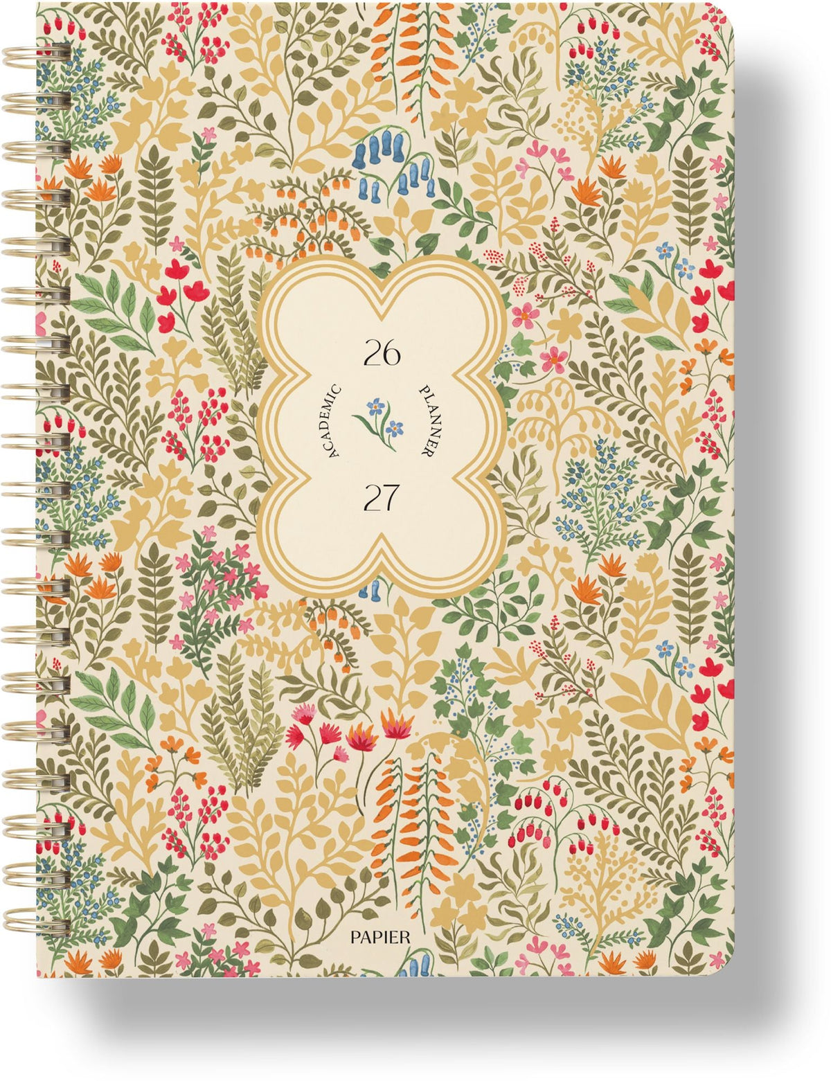 2026-2027 Papier B5 Academic Planner Delicate Fauna