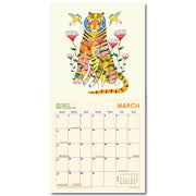 2027 Folk Animals Art Calendar