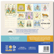 2027 Folk Animals Art Calendar