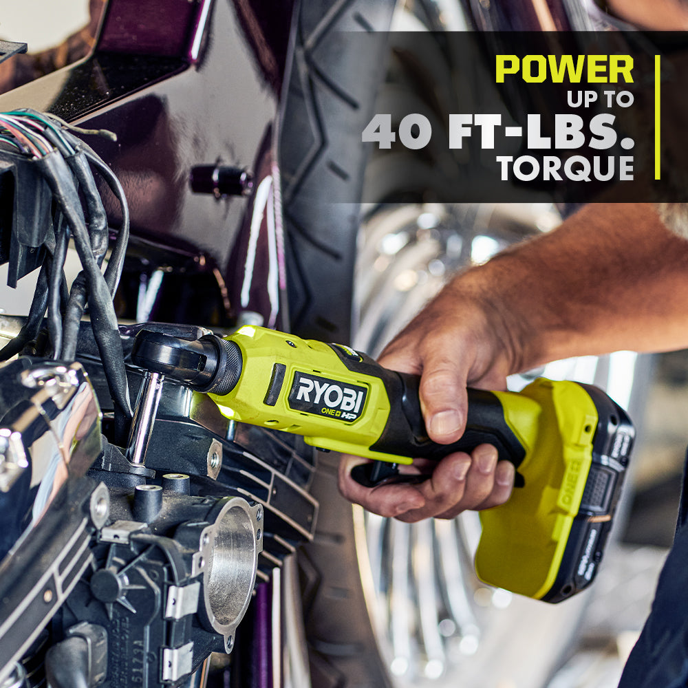 18V ONE+™ HP COMPACT BRUSHLESS 1/4" High Speed Ratchet Kit Image 6