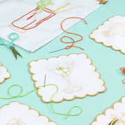 Stitch Your Cocktails Napkins