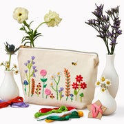 Stitch Your Flowers Pouch Kit