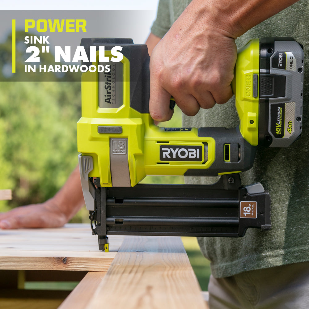 18V ONE+ AIRSTRIKE 18GA BRAD NAILER Image 3