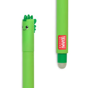 Legami Dino Erasable Gel Pen - Green Ink