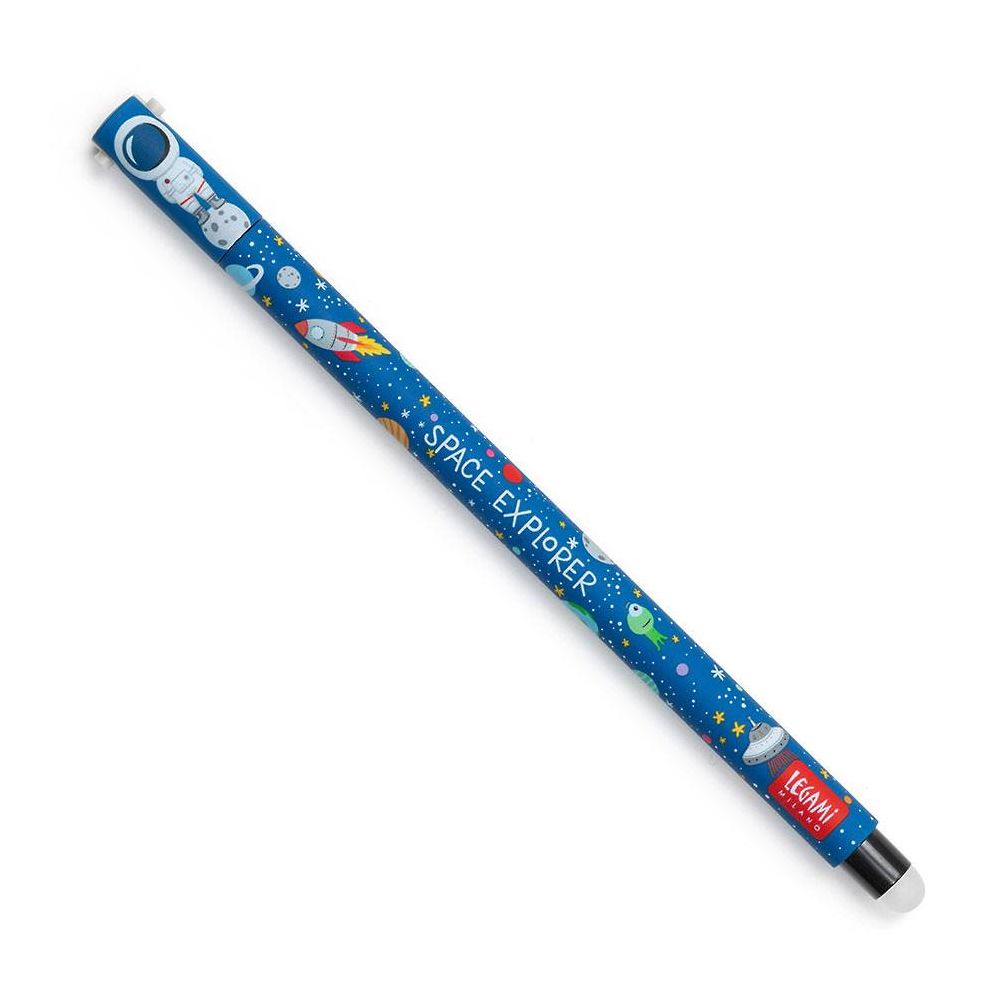 Legami Space Erasable Gel Pen - Black Ink