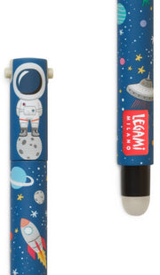 Legami Space Erasable Gel Pen - Black Ink