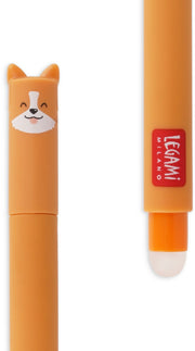 Legami Corgi Erasable Gel Pen - Black Ink