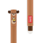 Legami Teddy Bear Erasable Gel Pen - Red Ink