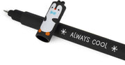 Legami Penguin Erasable Gel Pen - Turquoise Ink