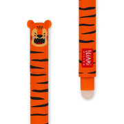 Legami Tiger Erasable Gel Pen - Orange Ink