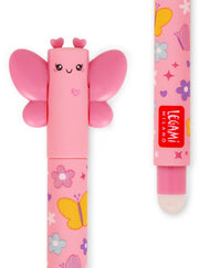 Legami Butterfly Erasable Gel Pen - Pink Ink