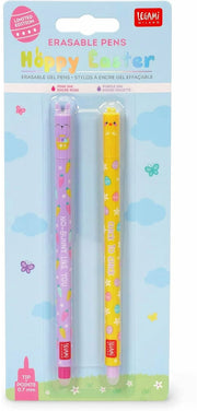 Legami Set Of 2 Erasable Gel Pens - Hoppy Easter