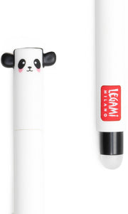 Legami Panda Erasable Gel Pen - Black Ink