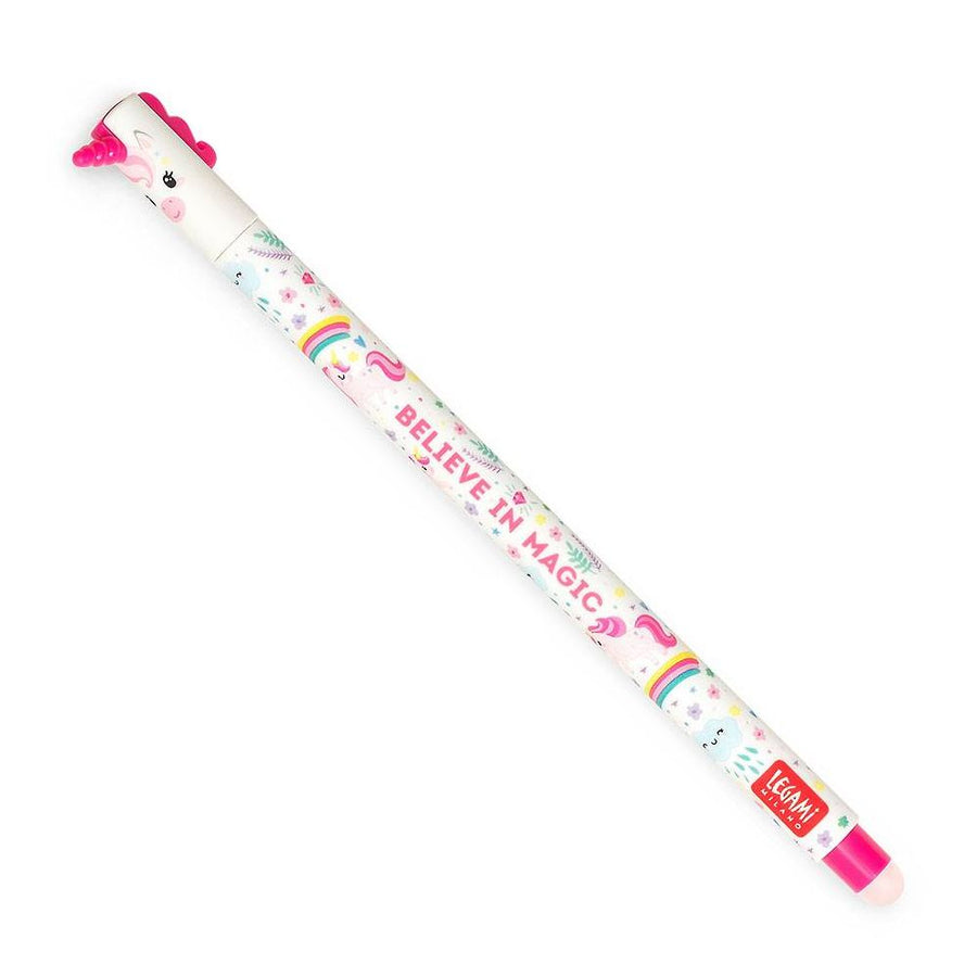 Legami Unicorn Erasable Gel Pen - Pink Ink