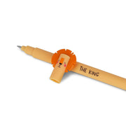 Legami Lion Erasable Gel Pen - Orange Ink