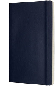 Moleskine Classic Notebook, Large, Ruled, Sapphire Blue, Soft Cover (5 x 8.25)