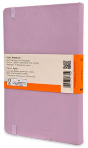 Moleskine Classic Notebook, Hard Cover, Lilac, Large with Ruled pages