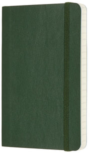 Moleskine Notebook, Pocket, Ruled, Myrtle Green, Soft Cover (3.5 x 5.5)