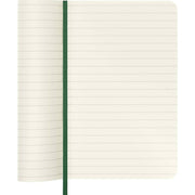 Moleskine Notebook, Pocket, Ruled, Myrtle Green, Soft Cover (3.5 x 5.5)