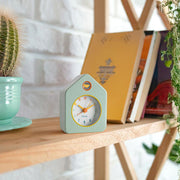 Mini House Alarm Clock - Green