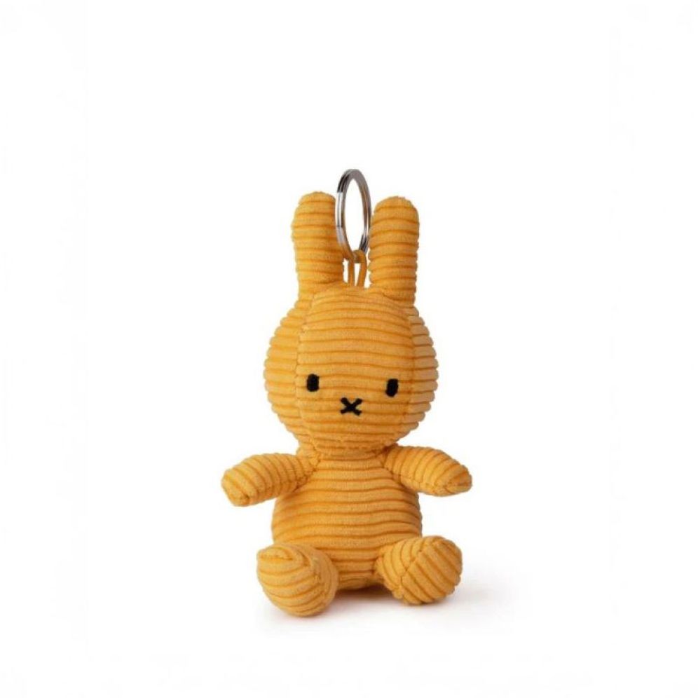 Corduroy Miffy Keychain Yellow