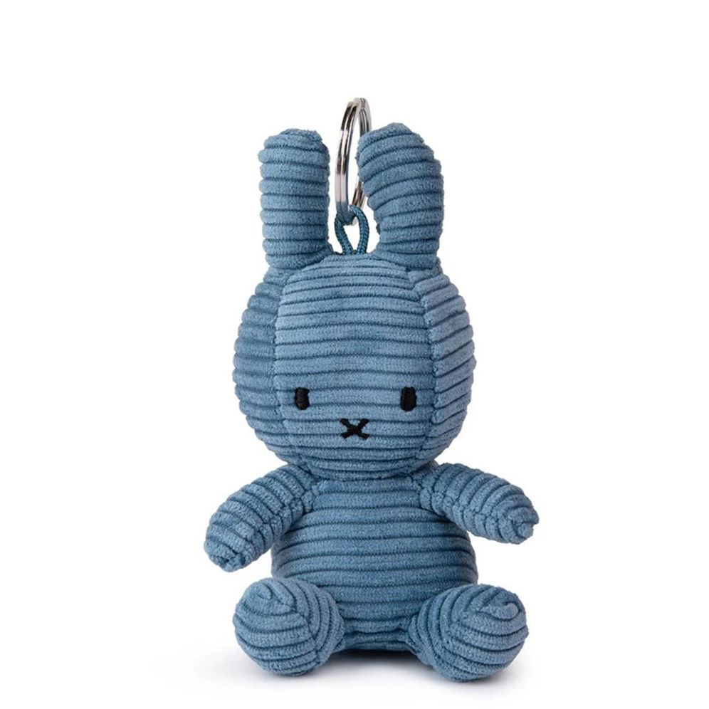 Corduroy Miffy Keychain Aviator Blue