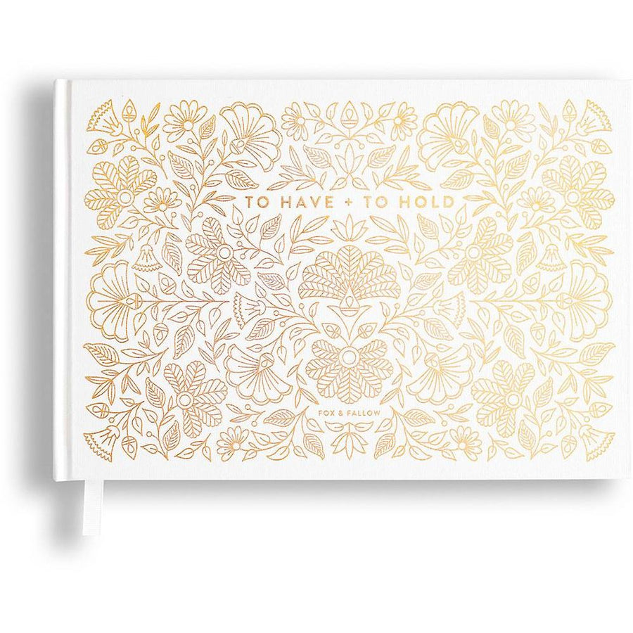 Gold Luxe Wedding Guestbook