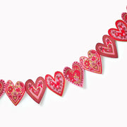 Vintage Hearts Paper Banner