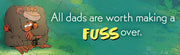 Grumpy Monkey Father's Day Fuss: Includes Fun Stickers!