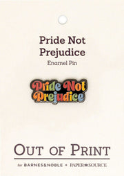 Pride Not Prejudice Pin