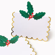 Winter Botanical Place Cards S/8