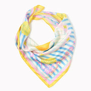 Satin Lemon Scarf