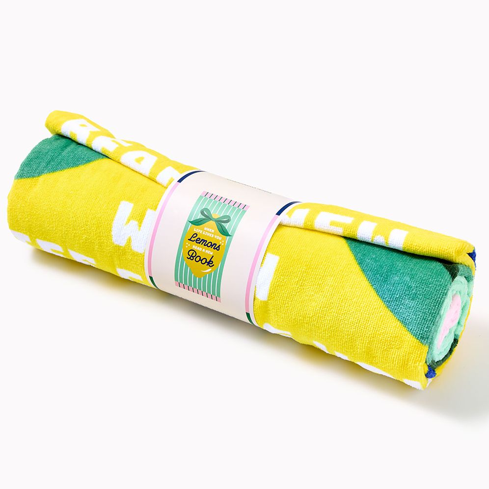 Lemon Book Towel