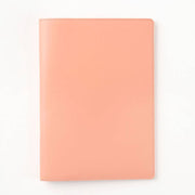 Paper Source Peach Leather Refillable A5 Journal Cover