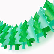 Green Tree Paper Banner