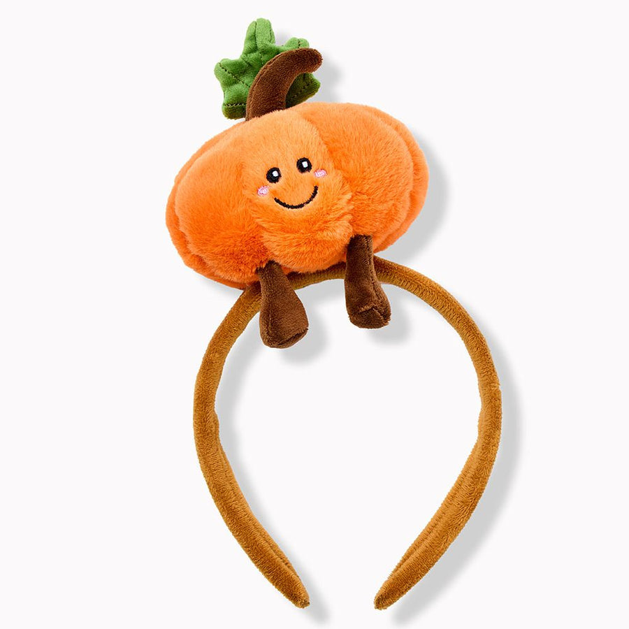 Plush Harvest Pumpkin Headband
