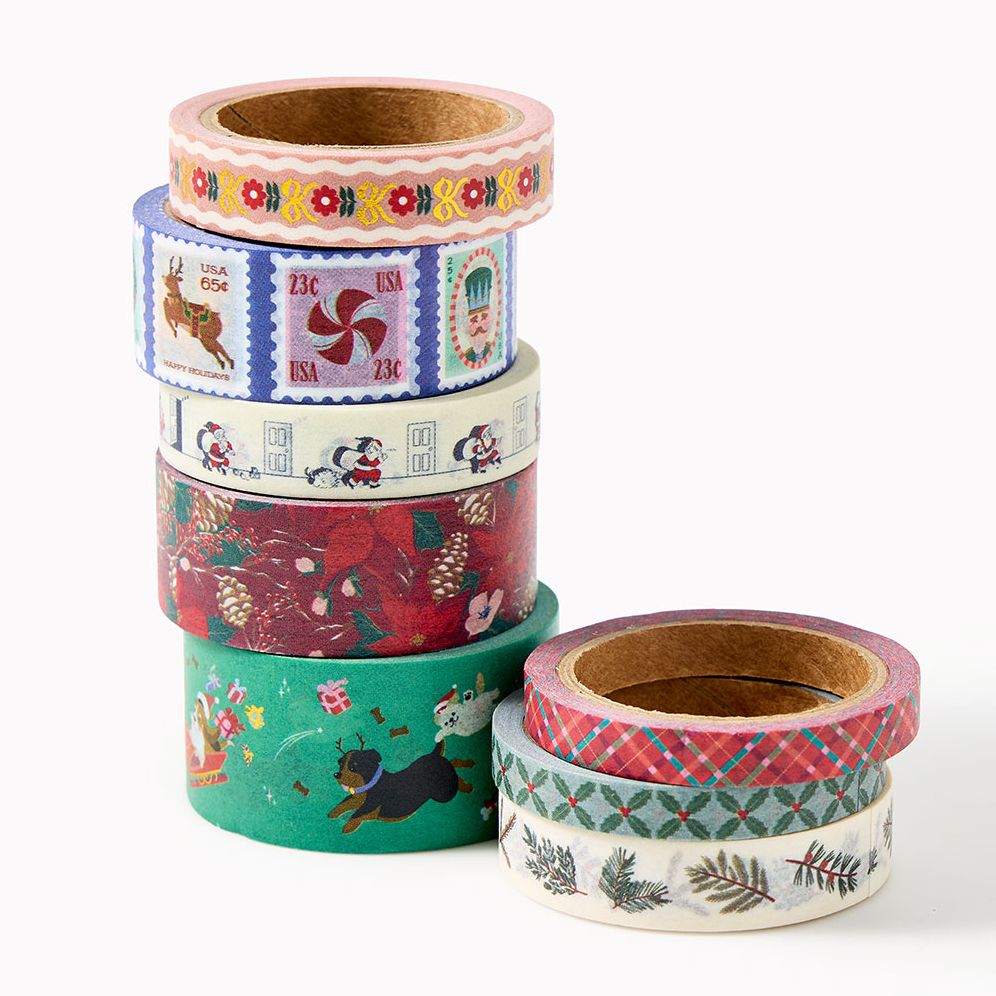 Whimsical Holiday Washi Tapes S/8